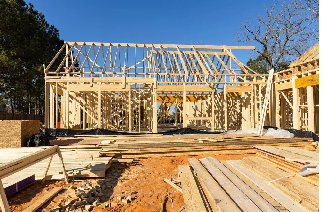Residential construction drawing review — new home framing
